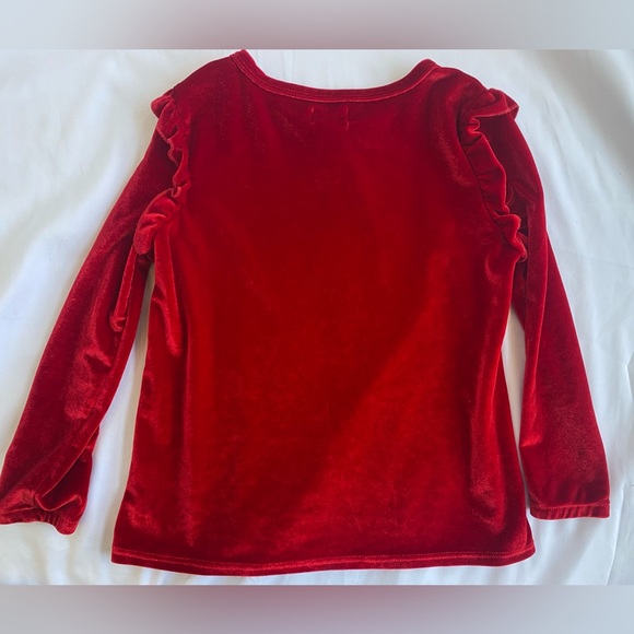 BCBGirls Red Velvet Holiday Tunic Size 4T - Picture 6 of 11